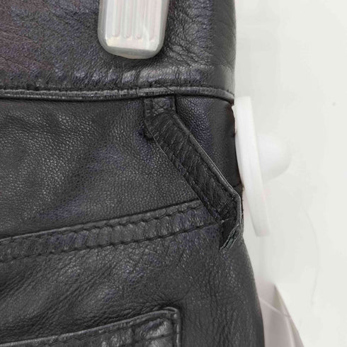 ヘルムートラング HELMUT LANG 本人期 5ポケットレザーショーツ メンズ 28