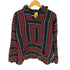 FRANKS TEXTILES メキシコ製 マルチカラー ストライプ メキシカンパーカー メンズ import:L