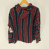 FRANKS TEXTILES メキシコ製 マルチカラー ストライプ メキシカンパーカー メンズ import:L