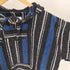 アースラグズ EARTH RAGZ 90S メキシコ製 マルチカラー ストライプ メキシカンパーカー メンズ import:L