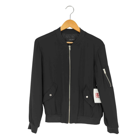 ザラ ZARA BASIC COLLECTION ライトウェイト MA-1 ブルゾン レディース import:S