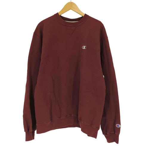 チャンピオン Champion 00S メキシコ製 AUTHENTIC ATHLETIC APPAREL 前V 刺繍目有り 裏起毛 スウェット メンズ import:L