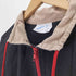 pm active wear 90S USA製 BRANSON 鹿 プリント バイカラー アノラック プルオーバー メンズ import:XXL