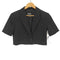 ザラ ZARA クロップド丈 テーラードジャケット レディース JPN:M
