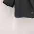 ザラ ZARA クロップド丈 テーラードジャケット レディース JPN:M