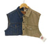 led.tokyo REWORK DOCKING DENIM VEST レディース JPN:L