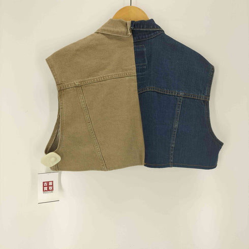 led.tokyo REWORK DOCKING DENIM VEST レディース JPN:L
