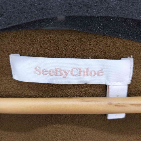 シーバイクロエ SEE BY CHLOE レース付ジャンパースカート レディース FR:34