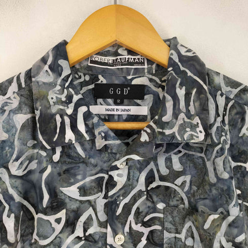 ジージーディー GGD ROBERTKAUFMAN オープンカラーシャツ メンズ 2