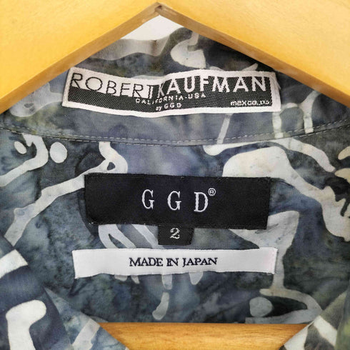ジージーディー GGD ROBERTKAUFMAN オープンカラーシャツ メンズ 2