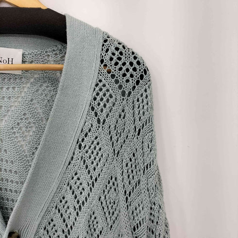 リノー LiNoH 22SS CROCHETED LACE KNIT CARDIGAN メンズ JPN:1
