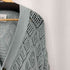 リノー LiNoH 22SS CROCHETED LACE KNIT CARDIGAN メンズ JPN:1