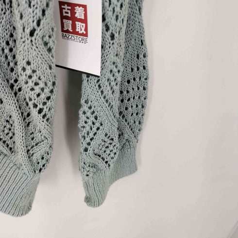 リノー LiNoH 22SS CROCHETED LACE KNIT CARDIGAN メンズ JPN:1