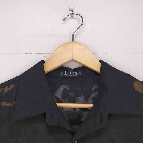 キュイー Cuirs 花柄シースルーシャツ メンズ FREE