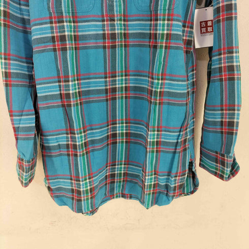 ポロラルフローレン POLO RALPH LAUREN ハーフボタン キルティング切替 チェックシャツ メンズ JPN:4