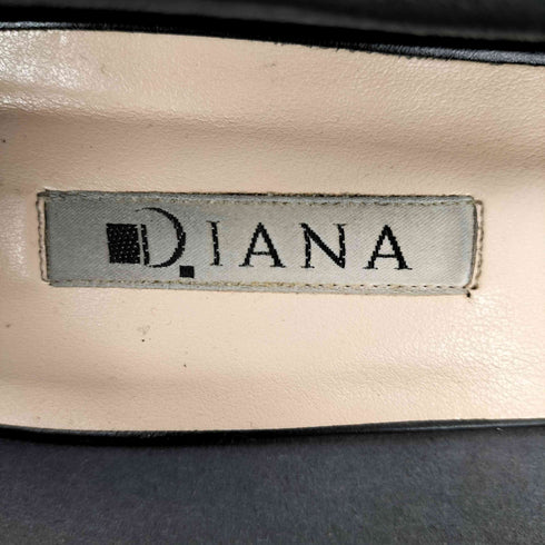 ダイアナ DIANA メッシュデザイン スクエアフラットパンプス レディース JPN:24.5