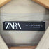 ザラ ZARA リネンレーヨン ボンバージャケット ブルゾン レディース import:M