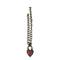 NEVER END Chain Choker/Necklace Silver/Pink #1755 レディース