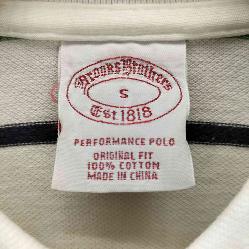 ブルックスブラザーズ BROOKS BROTHERS ボーダーポロシャツ メンズ import:S