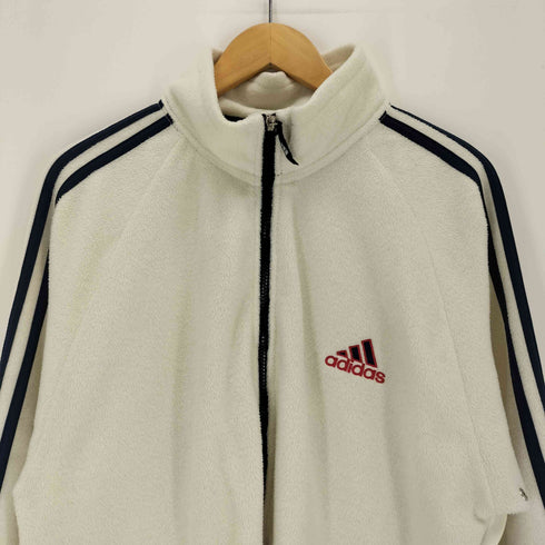アディダス adidas パフォーマンスロゴ刺繍 アームラインフリースブルゾン メンズ JPN:L