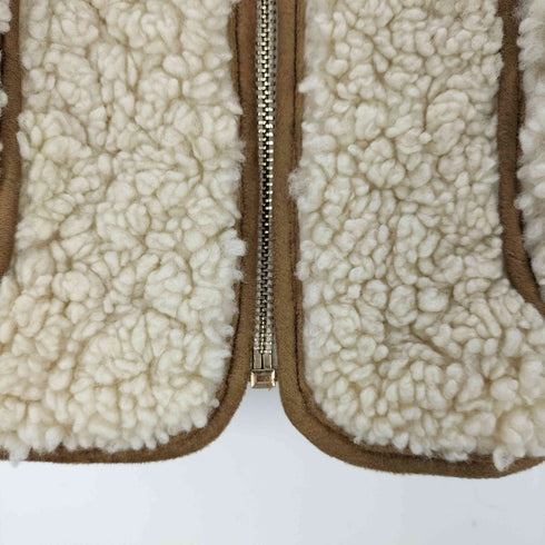 ザラ ZARA エコボアフリースベスト レディース import:XS