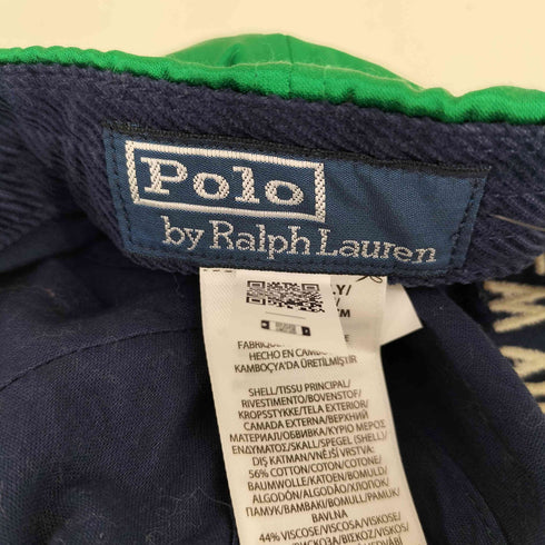 ポロバイラルフローレン Polo by RALPH LAUREN CHENILLE PATCH SATIN BALL CAP メンズ
