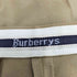バーバリーズ BURBERRYS ロゴ刺繍 ツータックウールパンツ メンズ L