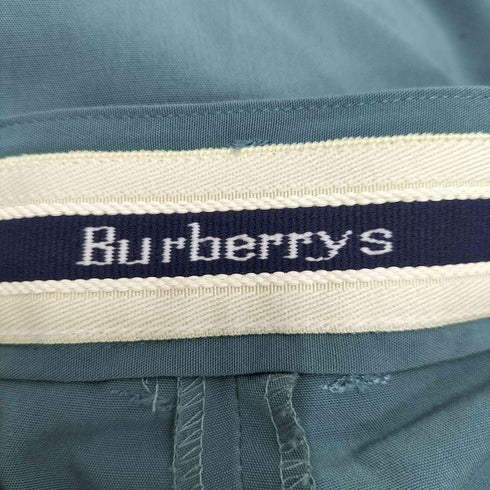 バーバリーズ BURBERRYS ロゴ刺繍 ツータックポリエステルパンツ メンズ l