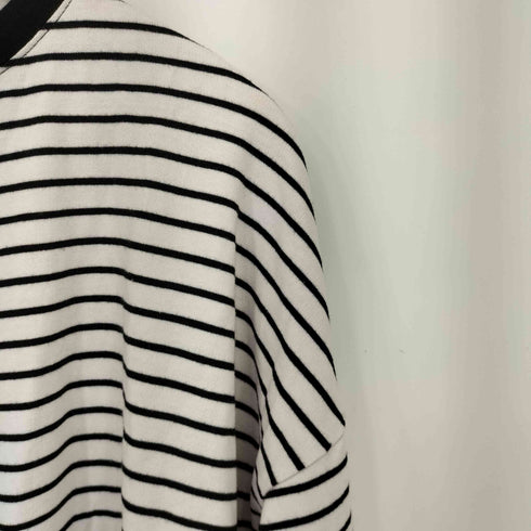 カスタネ Kastane WHIMSIC MINI PILE BORDER LONG SLEEVE TEE レディース FREE