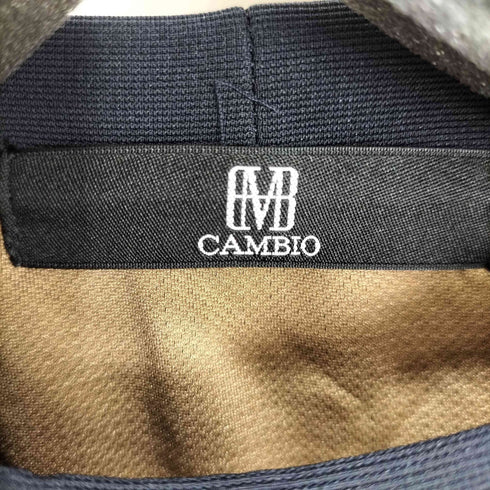 カンビオ CAMBIO アシンメトリー切り替えカットソー ベロア 総柄 メンズ import:S