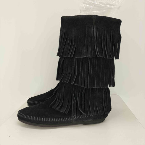 ミネトンカ Minnetonka 3-Layer Fringe Boot 三段 フリンジ ブーツ レディース 9