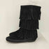 ミネトンカ Minnetonka 3-Layer Fringe Boot 三段 フリンジ ブーツ レディース 9