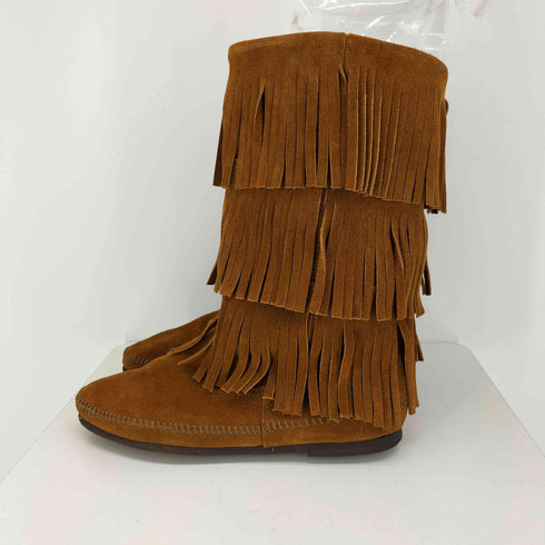 ミネトンカ Minnetonka 3-Layer Fringe Boot 三段 フリンジ ブーツ レディース 9