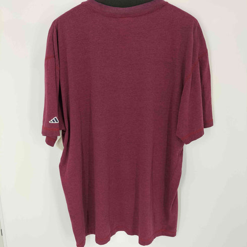 アディダス adidas 90S パフォーマンスセンターロゴTシャツ ボルドー メンズ