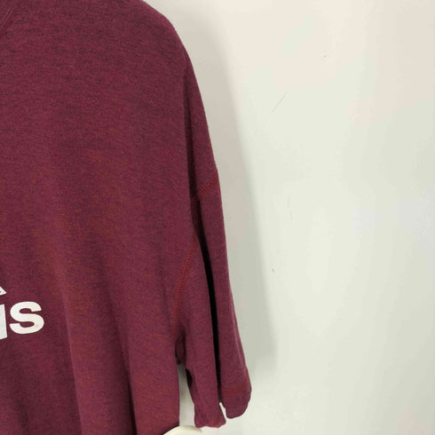 アディダス adidas 90S パフォーマンスセンターロゴTシャツ ボルドー メンズ