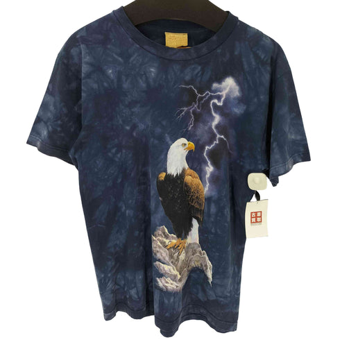 ザマウンテン the mountain イーグル Tシャツ イナズマ 稲妻 鷲 鷹 メンズ JPN:M
