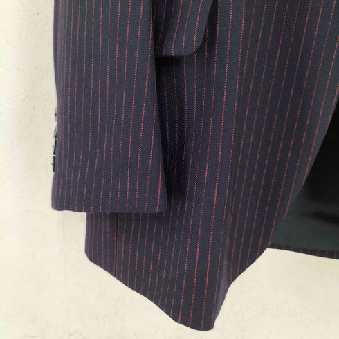 ドリスヴァンノッテン DRIES VAN NOTEN THRIE ESTAITS ストライプ 1B シングルテーラードジャケット メンズ EUR:50