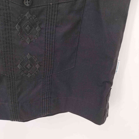 キューバベラ CUBAVERA AUTHENTIC EMBROIDERED GUAYABERA SHIRT オープンカラーキューバシャツ メンズ import:M