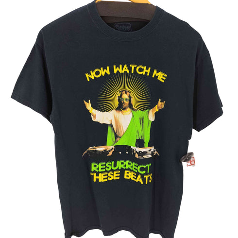 JESUS DJ Tシャツ ジーザス 神 イエス USA製 メンズ JPN:M