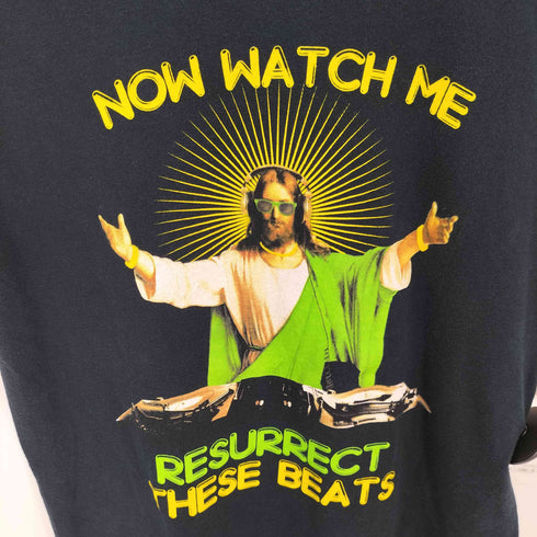 JESUS DJ Tシャツ ジーザス 神 イエス USA製 メンズ JPN:M