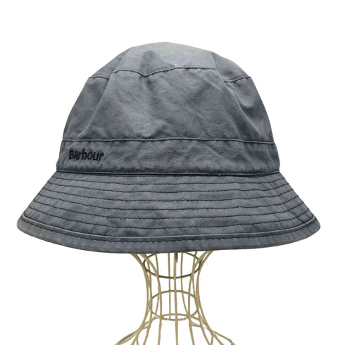 バブアー Barbour ロゴ刺繍 WAX COTTON BUCKETHAT ワックスコットンバケットハット メンズ L