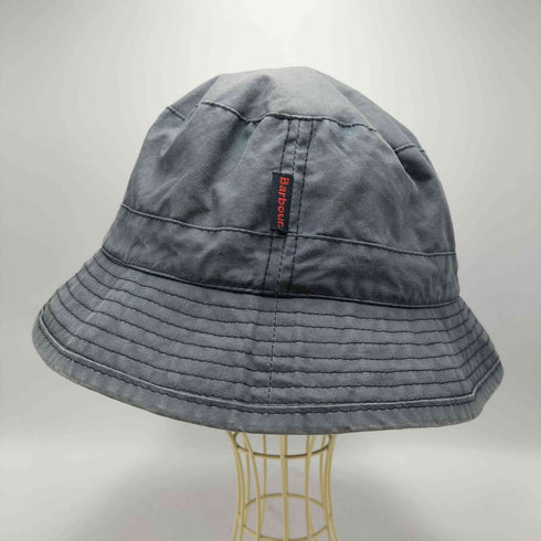バブアー Barbour ロゴ刺繍 WAX COTTON BUCKETHAT ワックスコットンバケットハット メンズ L