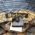 バブアー Barbour ロゴ刺繍 WAX COTTON BUCKETHAT ワックスコットンバケットハット メンズ L
