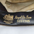 ステットソン STETSON 50S-60S ROYAL DE LUXE HJD パンチング 銃装飾 テープ フェルト ウール 中折れハット メンズ 7 1/8