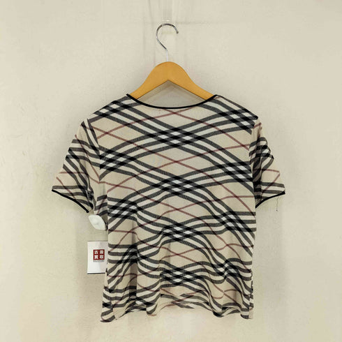 バーバリーロンドン BURBERRY LONDON ホースロゴ刺繍 ノバチェック S/S TEE レディース FREE