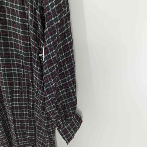 ユナイテッドアローズ UNITED ARROWS バンドカラーシャツワンピース チェック柄 レディース