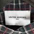 ユナイテッドアローズ UNITED ARROWS バンドカラーシャツワンピース チェック柄 レディース