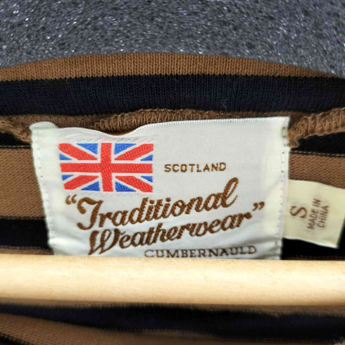 トラディショナルウェザーウェア Traditional Weatherwear ボーダーバスクシャツ レディース JPN:M
