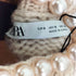 ザラ ZARA ショルダーパールタートルネックニット レディース import:S