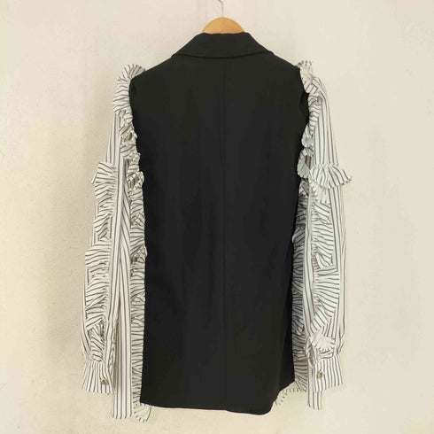 MAYC Suit jacket striped ruffles tops レディース